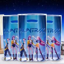 10入 K-Pop D-Emon Hunter PE 購物袋，便攜手提禮物袋，適用於日常派對用品，隨機款式 - 彩色 - 查看 4