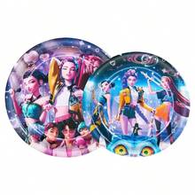 Bộ đồ dùng tiệc sinh nhật chủ đề nhóm nhạc nữ K-Pop 51 món này là sự lựa chọn hoàn hảo cho các bữa tối Halloween, Giáng sinh, Lễ Tạ ơn và sinh nhật. Đây cũng là vật trang trí lý tưởng cho các bữa tiệc Halloween, Giáng sinh, Lễ Tạ ơn và các ngày lễ, đồng thời là món quà bất ngờ tuyệt vời dành cho người hâm mộ K-Pop. - Nhiều màu - Xem 2