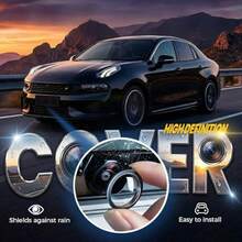 Bộ 2 miếng bảo vệ ống kính camera lùi ô tô, bảo vệ toàn diện 360 độ, chống trầy xước, chống thấm nước và chống bụi. - Tấm bảo vệ xe hơi - Xem 1