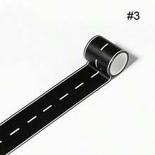 Cinta adhesiva decorativa tipo vía de tráfico, cinta adhesiva decorativa tipo vía férrea y carretera, set de cintas adhesivas decorativas para manualidades - Conjuntos - Ver 20