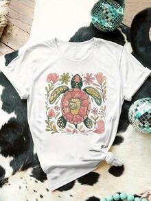 Women T-Shirts - White - View 2