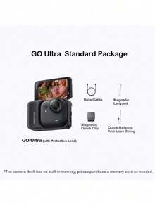 Insta360 GO Ultra 專業運動相機 HDR影片 智慧影像 10公尺防水 FlowState防手震 運動資料同步 AI晶片算力 （全新僅啟動） - 查看 10
