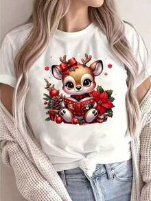 Women T-Shirts - White - View 8