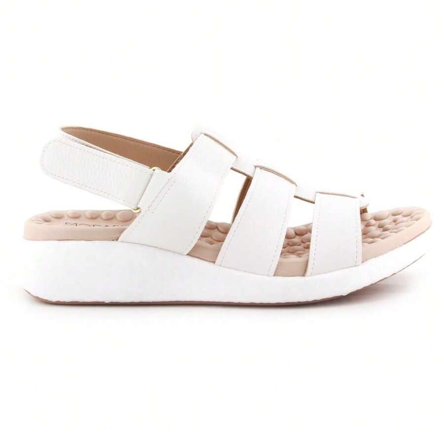 Sandália Feminina Flat Modare Ultra Conforto 7206205 - Branco - Visão 1