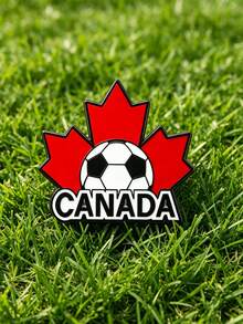 1pc 2026 World Cup Soccer Pin, Commemorative Collectible Fan Gift, Metal Badge Accessory - White - View 6