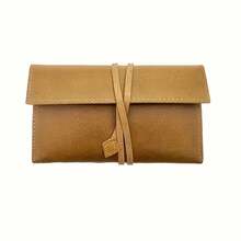 Genuine Crazy Horse Leather Tobacco Bag Retro Vintage Multi-Purpose Storage Pouch Portable Tobacco Carry Bag Gift For Men Special Occasion - to lớn - Xem 5