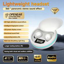 NEW SENYANG Nuevos auriculares inalámbricos Senyang-2026 de estilo moderno, tipo macarrón, para música, sueño, parejas, video, mini Bluetooth 6.0, cómodos, TWS, HIFI, Dolby Bass estéreo, HD para llamadas, para Android, , teléfonos móviles, música, auriculares inteligentes, regalo del Día de San Valentín - Ver 14