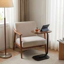 Side Table, Multipurpose, Corner, Sofa, Bed, Reading, Coffee, Notebook, Home Office, Minimalist, Compact, Versatile - Rỉ Nâu - Xem 5