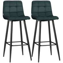 HOMCOM Barstools - Green - View 6