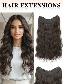 nimoki Extensión de cabello sintético resistente al calor de 26 pulgadas con ondas, aspecto natural, para mujeres y niñas para fiestas y uso diario - Multicolor - Ver 14