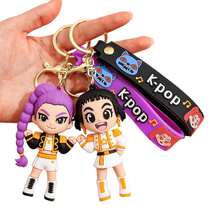 Bộ 1 móc khóa hoạt hình dễ thương K-Pop D-Emon Hunter, mặt dây chuyền acrylic kiểu ngẫu nhiên, thích hợp cho chìa khóa, túi xách, quà tặng sinh nhật. - Nhiều màu - Xem 2