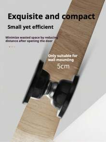 2pcs High Quality Magnetic Door Stops, Durable And Easy To Install, No Drilling Required - Suitable For Wall And Floor Mounting - Use These Short Magnetic Door Stops To Keep Doors Open. - 2pc - View 4