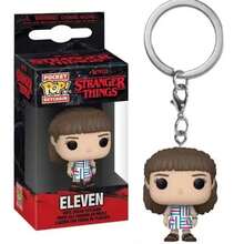 1个Funko Pop Pocket Pop钥匙扣，怪奇物语Eleven、Robin、Barb、Steve、Dustin钥匙圈模型玩具，成人礼物，送给家人、朋友和粉丝的完美节日礼物，毕业季礼物（款式随机） - 彩色 - 查看 6