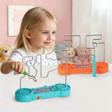 Electronic Maze Challenge Toy, Easy Mode For Improving Concentration, Hand-Eye Coordination And Focus, Educational Toy For Early Childhood, Portable Parent-Child Interactive Toy, Children's Electronic Learning Toy, Children's Science And Exploration Toy. - Orange - View 2