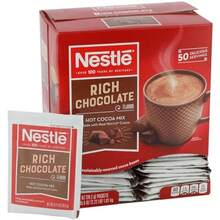 Nestle' Nestle Hot Chocolate Packets, Hot Cocoa Mix, Rich Chocolate Flavor, Made With Real Cocoa, Bulk Pack, 0.71 Oz Packet (50 Count) - Rich Chocolate - View 10