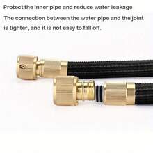 High-Quality Expandable Water Hose Tool, Multi-Functional Adjustable Spray Gun, Luxury Garden Irrigation & Outdoor Cleaning Set, Versatile Water Flow Modes, Gentle Soft Water Care For Plants, High-Pressure Quick Cleaning For Yard Corners, Long-Lasting Durable Gardening Essential - New Model - View 3