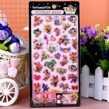 THE POWERPUFF GIRLS 儿童艺术手工贴纸、糖果滴胶贴纸、3D可重复使用贴纸书、DIY装饰贴纸、儿童互动贴纸、日常装饰贴纸、派对装饰贴纸、贴纸活动书、奖励贴纸（适用于手工、日记本、铅笔盒、信封和礼品盒） - 彩色 - 查看 8