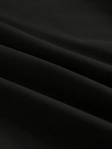 Women's T-Shirts 100% Cotton 2026Plus Size, Plus Size Casual Short T-Shirt Korean Style - Black - View 4