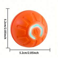 LED Motion Dog Ball – Automatic Rolling, Tough Rubber Build, Rechargeable For Endless Fun - Blue - View 6