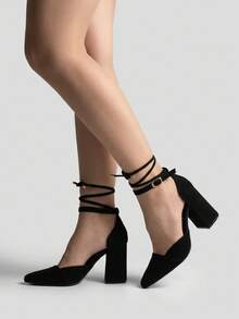 MODARPE Women Heeled Sandals - Negro - Ver 1