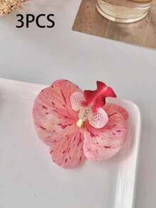 10/5/1支人造蝴蝶蘭花莖，70cm/27.56in逼真蝴蝶蘭花莖，裝飾絲綢蘭花；適用於客廳家居裝飾、情人節和母親節裝飾、女性禮物、婚禮裝飾、臥室裝飾、派對用品 - 蝴蝶蘭花頭 - 查看 9