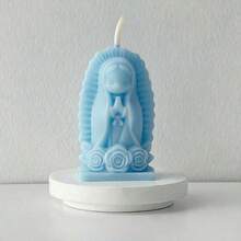1pc Cute Praying Girl Shaped Scented Candle, Home Decor Figurine - 1PC - View 13