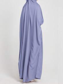 1 chiếc Khima (khăn choàng cầu nguyện) Jilbab, thiết kế rộng rãi, kín đáo, khăn trùm đầu cầu nguyện cao cấp dành cho phụ nữ Hồi giáo, trang phục Hồi giáo Khimar Abaya Jilbab, vật dụng cần thiết khi đi du lịch, khăn tắm biển. - Nhiều màu - Xem 10