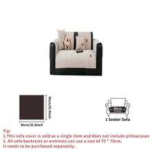 1pc Solid Color Waterproof Sofa Cover, Leather Label Design, Anti-Slip Backing, Pet-Friendly Non-Shedding Sofa Protector, Suitable For Bedroom, Living Room, Office Home Decor, Fits Single, Loveseat, 3-Seater, 4-Seater And Sectional Sofas - Multicolor - View 36