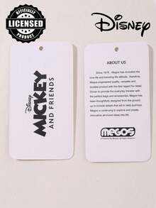 Disney 1件迪士尼正版米老鼠刺繡中性棒球帽，可調節戶外防曬休閒帽，適合春/秋季、旅行、海灘，Y2K風格可愛卡通返校帽 - 彩色 - 查看 7
