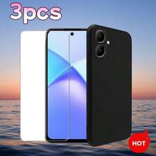 3pcs Screen Protector Film, Suitable For Infinix Hot 50/Smart 9/Note 30/Zero/Hot/GT 20 Series. Easy To Install, High-Definition Transparent, Bubble-Free, Scratch-Resistant, Shatterproof Tempered Glass Screen Protector, Ultra-Clear Image Quality, Suitable As Birthday/Easter/Presidents' Day/Christmas Gift For Family/Friends/Boys/Girls. - 3pcs - View 1