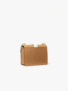 Túi đeo chéo nhỏ, túi nắp gập, túi đeo vai thời trang nữ MICHAEL KORS, thích hợp cho việc đi làm hàng ngày. - màu nâu - Xem 5