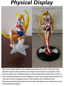 bandai 動漫人偶 PVC 娃娃蛋糕裝飾配件模型娃娃 | 完美的父親節禮物 - 生日、週年紀念、畢業、返校、日、婚禮季節和節日粉絲禮物、收藏展示品、動漫主題派對贈品和 Cosplay 道具、收藏娃娃禮物 - 彩色 - 查看 8