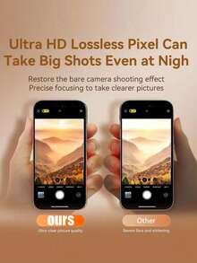 3 Packs 9H Tempered Glass Camera Lens Screen Protector For IPhone 17/Air/17 Pro/17 Pro Max/16 Pro Max/15 Pro Max/14 Pro Max/13/12/11 Pro Max | Compatible With Multiple Phone Models, High Hardness - Clear - View 2