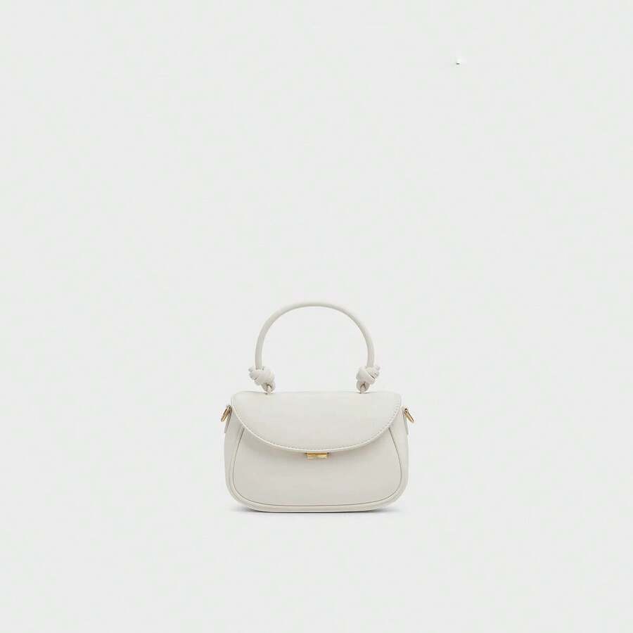 2026 Nuova borsa da donna di design raffinata, stile semplice, versatile, borsa a tracolla e a tracolla pratica per uso quotidiano e lavorativo - Bianco - Visualizzare 1