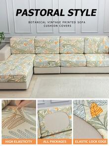 1 chiếc bọc đệm ghế sofa co giãn in họa tiết, bọc ghế sofa hình chữ L, bọc tựa lưng sofa riêng biệt, bảo vệ đồ nội thất, bọc đệm sofa co giãn, bọc sofa 3 chỗ, bọc sofa 2 chỗ - Xanh nhạt - Xem 11