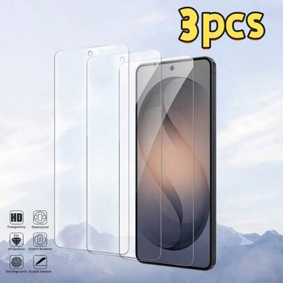 3pcs Screen Protector Film, Suitable For Infinix Hot 50/Smart 9/Note 30/Zero/Hot/GT 20 Series. Easy To Install, High-Definition Clear, Bubble-Free, Scratch-Resistant, Shatterproof Tempered Glass Screen Protector, Ultra-High Definition, Suitable As Birthday/Easter/Presidents' Day/Christmas Gift For Family/Friends/Boys/Girls.