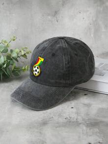 Unisex Cap Baumwolle - Schwarz - Übersicht 2