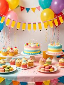 24 piezas/2 sets Banderines de lápices, Banderines de jardín de infantes, Decoración de aula, Decoraciones de fiesta de lápices, Decoración de fiesta de regreso a clases, Regalos para maestros, Adecuado para maestros, padres y estudiantes, para decoración de aula el primer día de clases, fiesta de regreso a clases y embellecer la pared de fondo de la sala de estudio - A - View 6