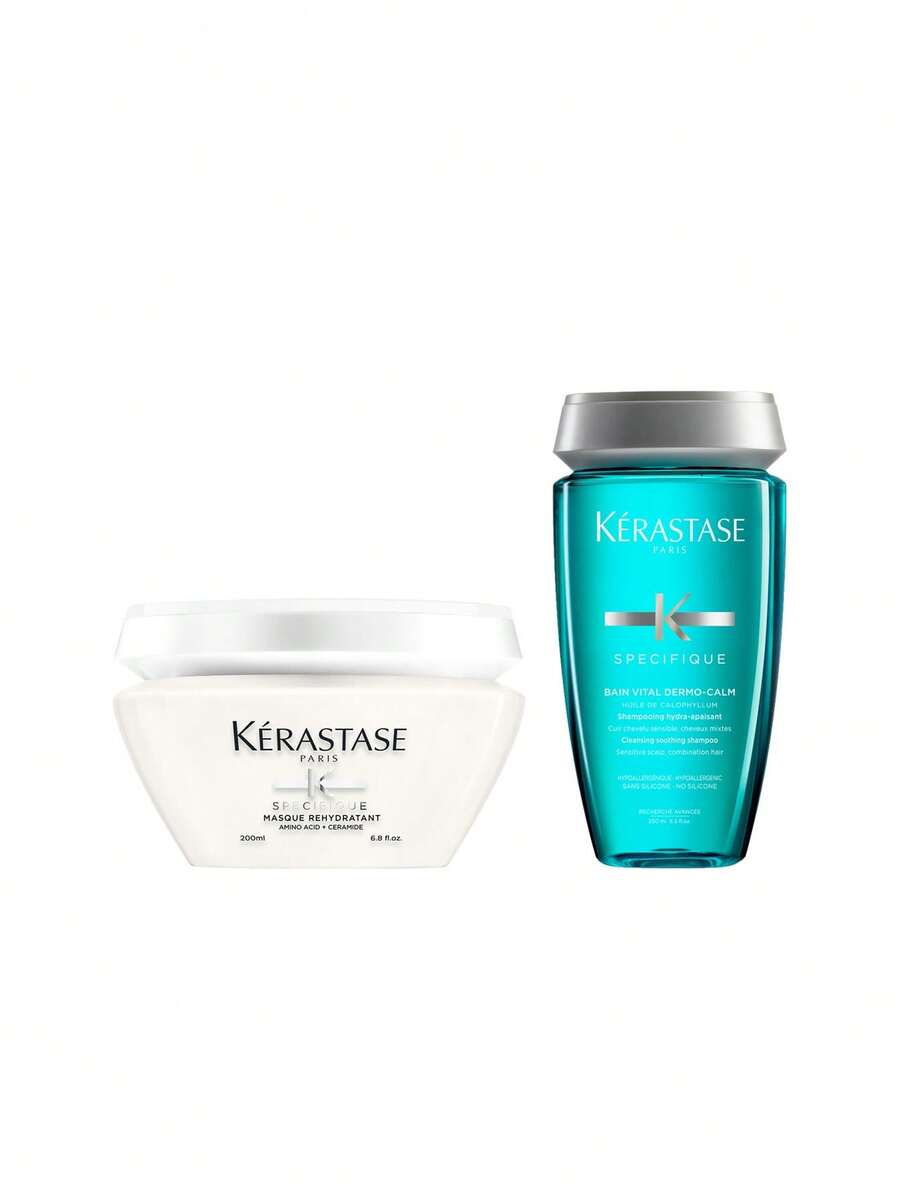 Kérastase [Bundle] Specifique Masque Réhydratant Hair Mask 200 Ml + Bain Vital Dermo Calm Shampoo 250 Ml - Specific - View 1