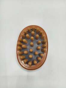 1/2pcs Wooden Massage Brush/Pad-Style Brush, Tool For Body Massage And Therapy, Relieves Fatigue, Soreness, Skin Laxity, Reduces Fat Accumulation, Promotes Lymph And Blood Circulation, Eliminates Edema. Can Be Used As A Dry Brush For Exfoliation. Air Cushion Suitable For Essential Oils And Sunbathing Massage. Portable And Easy To Clean - One Size - View 10
