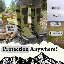 Snake Leg Gaiters: Hikers And Hunters - Waterproof, Bite Protective, Durable, Anti - Snake, Leg Gear - Olive Drab - View 5