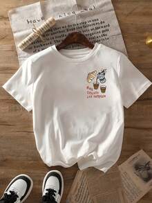 Plus Size T-Shirts - White - View 2