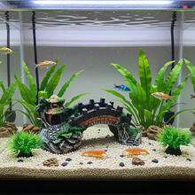 3pcs/Set Medieval Stone Arch Bridge Aquarium Decor - Durable Resin Material Suitable For Freshwater/Saltwater Fish Tanks, Elegant Gift Box Packaging, Ideal For Aquarium Hobbyists - A - View 7