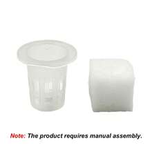 10pcs/20pcs Plastic Hydroponic Vegetable Planting Basket Set (Includes Planting Basket + Square Sponge), Seed Fixing Anti-Drift, Transparent Root Visibility, Balcony Greenhouse Hydroponic System Accessories, Soilless Cultivation Planting Cup - Seedling Basket - View 7