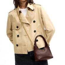 Coach Brooklyn 女士单色斜挎包 CW614B4MPL - 楓樹棕色CW614B4MPL - 查看 2