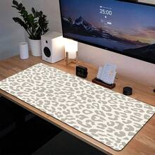 Large Desk Mat & Keyboard Wrist Rest Set, Non-Slip Desk Pad Protector, Suitable For Office And Home, Leopard Print Pattern - Mouse Pad - View 8