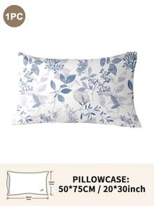 1pc/2pcs/4pcs Polyester Flowers And Plants Floral Plant Print Pillow Cover Set (Pillow Inner Not Included), Soft & Comfortable, Suitable For All Seasons,Perfect For Home Dorm Apartment Guest Room Vacation Rental & Gift-Giving - Multicolor - View 31