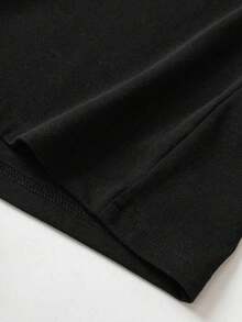 Plus Size T-Shirts - Black - View 7