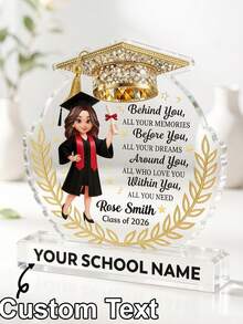 A-personalized Graduation Commemorative Card Brick