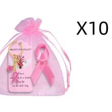 32pcs - Celebration Souvenirs Made Of Silicone. Pink Ribbon Bracelets And Colorful Ribbon Decorations - Gifts Intended To Raise Funds And Awareness For Breast Cancer. - Multicolor - View 9